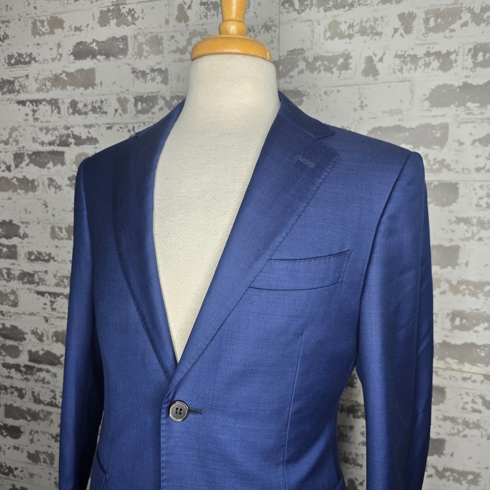 Suitsupply Napoli Blazer Mens 36 Short Zignone Super 110's Wool Surgeon Cuffs